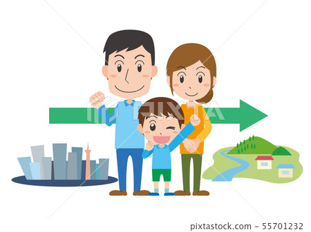 Family immigration Country life Homecoming Travel Sightseeing Family 55701232