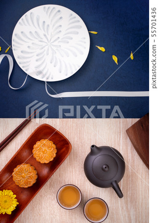 中秋節月餅蓋貝 55701436