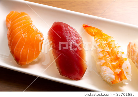 Assorted nigiri sushi. Assorted nigiri sushi. 55701683