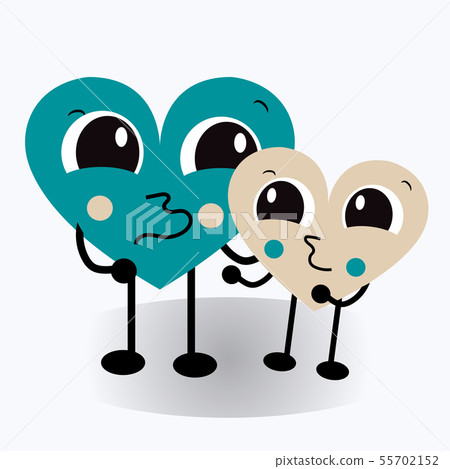 Happy Valentine's Day. I love you typography template. Heart 55702152