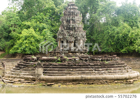 Prasat neak pean the island of the central pond in 55702276