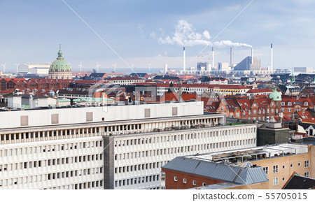 Copenhagen, Denmark. Modern cityscape 55705015
