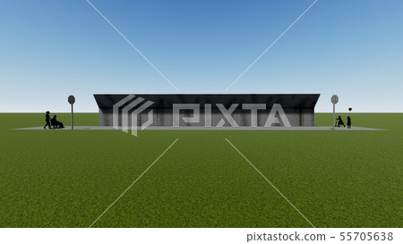 Block wall collapse sign CG4 - Stock Illustration [55705638] - PIXTA