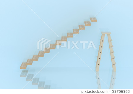 樓梯和梯子 55706563