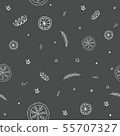Christmas holiday seamless chalkboard pattern 55707327
