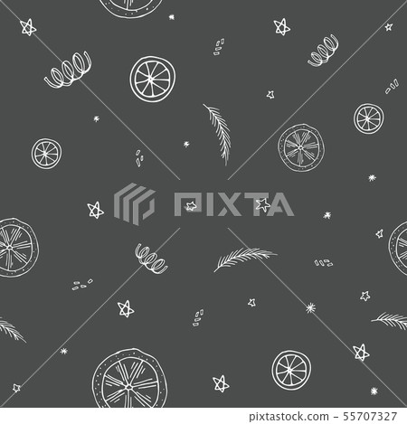 Christmas holiday seamless chalkboard pattern 55707327