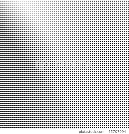 Halftone Pattern. Set of Dots. Dotted Texture. Distress Linear Design. Fade Monochrome Points. Pop 55707994