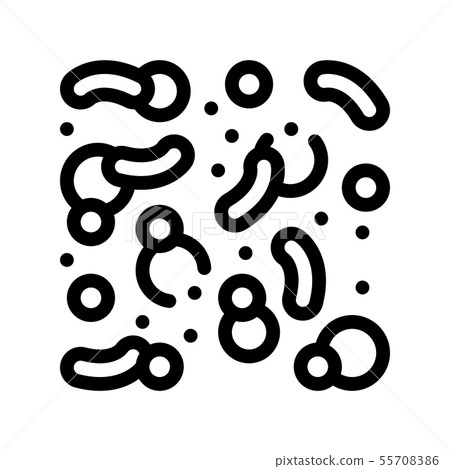 Chemical Microscope Microorganisms Vector Icon Chemical Microscope Microorganisms Vector Icon 55708386