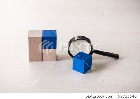 Building blocks and loupe 55710546