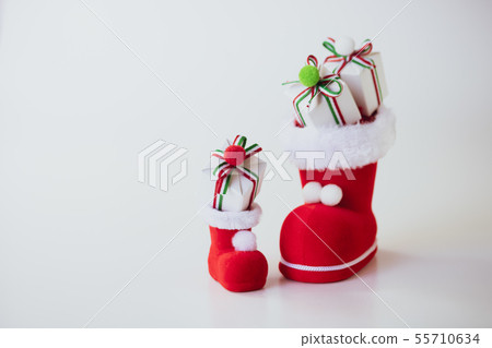 Parent and child santa boots 55710634