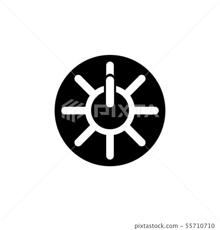 power button icon. Logo element illustration.power 55710710