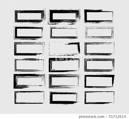 Set of frames.  Vector illustration.  55712614