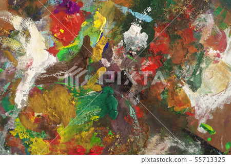 Paint and palette Paint and palette 55713325