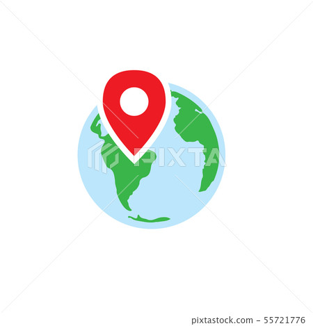 Ancestry or Genealogy Icon with Earth & pinpoint Ancestry or Genealogy Icon with Earth & pinpoint 55721776