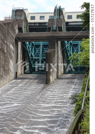 Release of Iwaya Dam 55727637