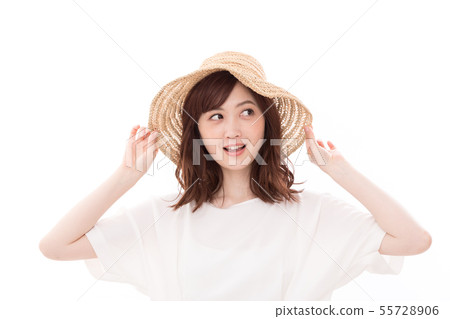 Young lady summer 55728906