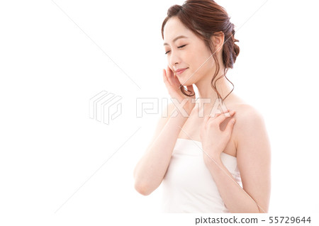 年輕女子的美麗 55729644