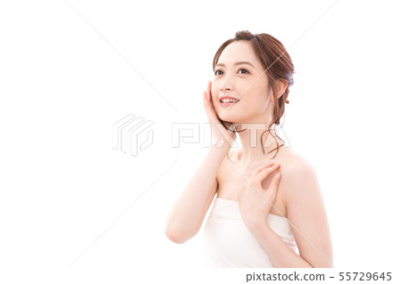 年輕女子的美麗 年輕女子的美麗 55729645