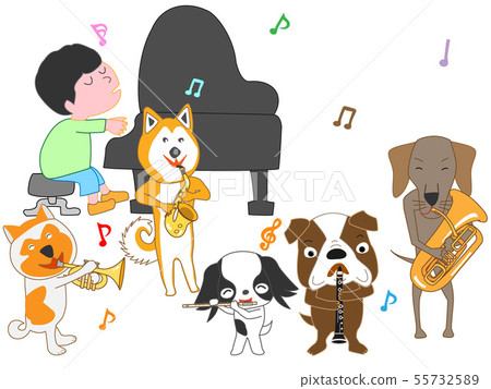 Dog concert Dog concert 55732589