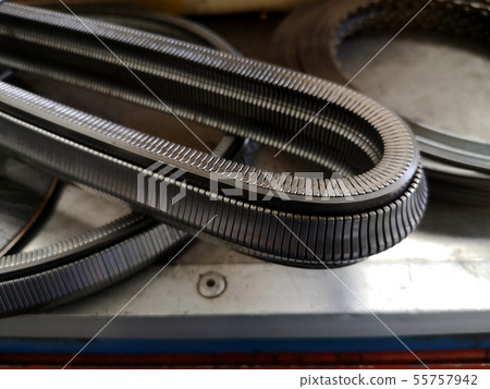 CVT transmission belt. Car engine part CVT transmission belt. Car engine part 55757942