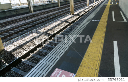 Echigo-Yuzawa Station新幹線首都湯澤町，新潟 55767031