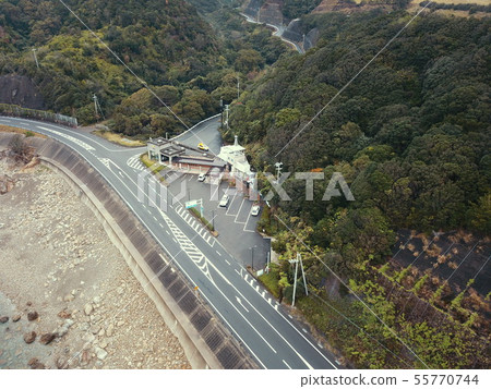 Aerial view from the top of Road Station Inoputland Land Susami 55770744