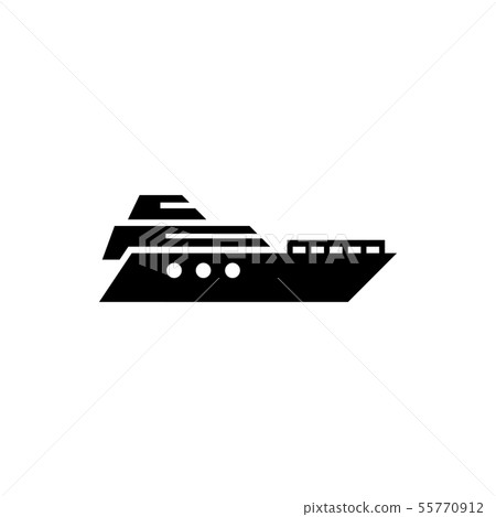 Yacht icon design template vector isolated - Stock Illustration ...