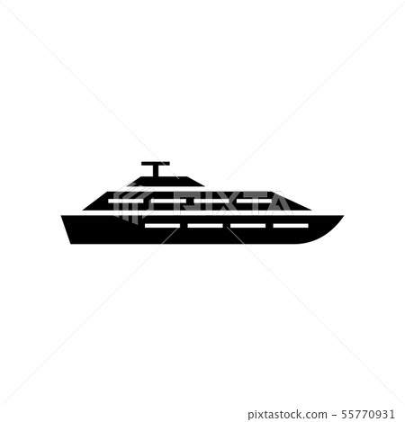 Yacht icon design template vector isolated - Stock Illustration ...