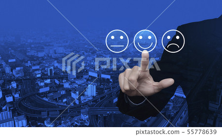 Business customer service evaluation and feedback 55778639