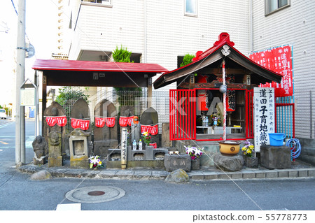 Arakawa Ward的Miyaji Rokujizo和Hasuda Childcare Jizo 55778773