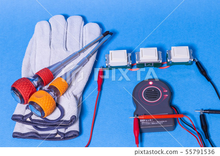 電力。檢驗設備用品。連續性測試儀，手套和驅動程序。 55791536