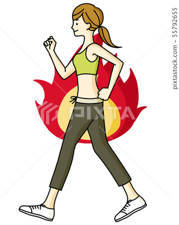 女人走火焰（燃燒/動力） 55792655