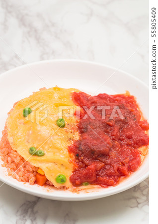 Omelette rice Omelette rice 55805409