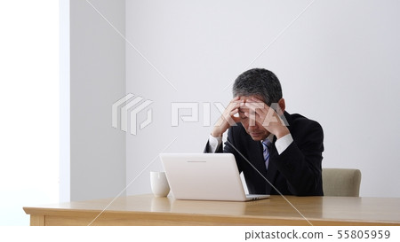 Male 50s 60s Personal Computer 55805959