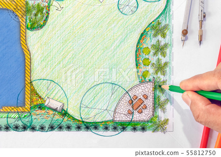 House Improvement  Landscape architect design 55812750