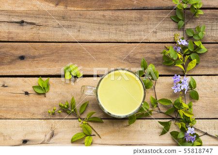 herbal healthy drinks hot green tea ,milks 55818747