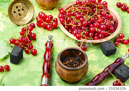 Oriental hookah with redcurrant Oriental hookah with redcurrant 55836326