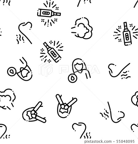 Symptomps Of Pregnancy Seamless Pattern Vector Symptomps Of Pregnancy Seamless Pattern Vector 55848095