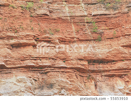 Multi-layered lime and feric lines in wall surface Multi-layered lime and feric lines in wall surface 55853910