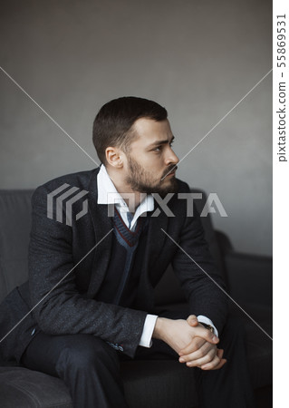Modern Businessman. Confident Man in Suit. Modern Businessman. Confident Man in Suit. 55869531