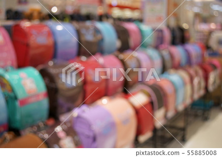 School bag section blur image 55885008