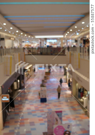Shopping mall image blur Shopping mall image blur 55887577