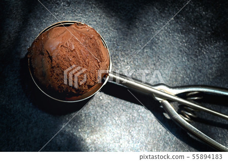 Scoop Of Chocolate Ice Cream Scoop Of Chocolate Ice Cream 55894183