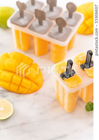 新鮮芒果冰棒芒果棒冰淇淋 55906607