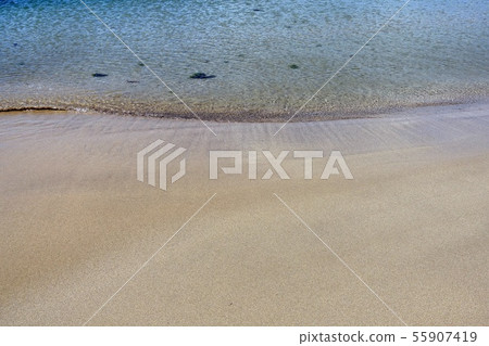 在Yeongdeok的韓國，鯨魚火海灘，乾淨的海和沙灘 55907419