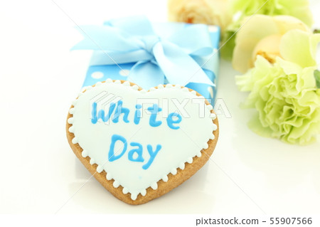 Icing Cookie White Day 55907566
