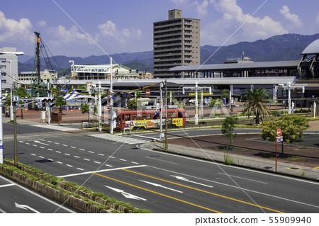 Kochi Station South Exit Crossing Tosaden Kotsu Pier Line National Route 32 Kochi City, Kochi Prefecture Kochi Station South Exit Crossing Tosaden Kotsu Pier Line National Route 32 Kochi City, Kochi Prefecture 55909940