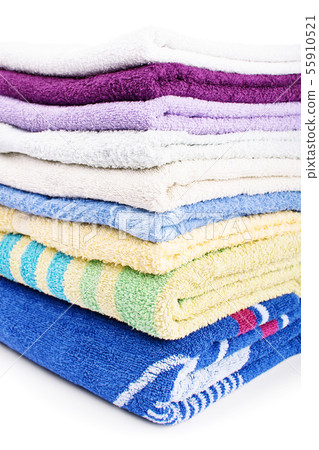 Stack of towels Stack of towels 55910521
