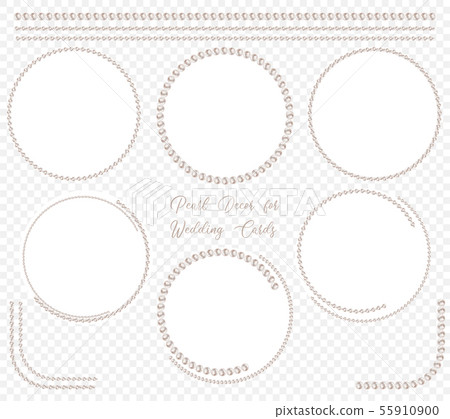 Pearl elements for wedding decoration 55910900