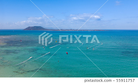 many colorful kites 55911757